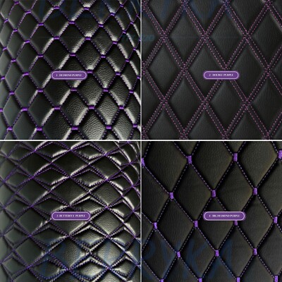 An application scenario or product detail of purple faux leather fabric - Image 10