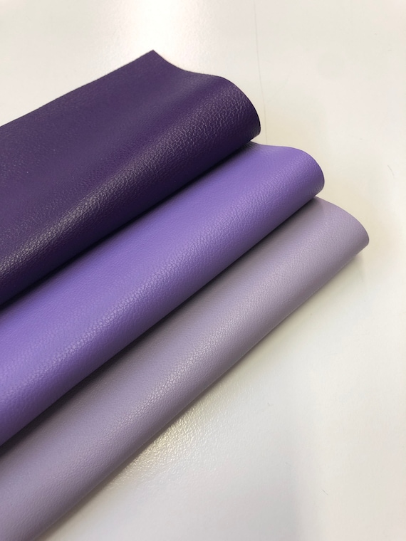An application scenario or product detail of purple faux leather fabric - Image 14