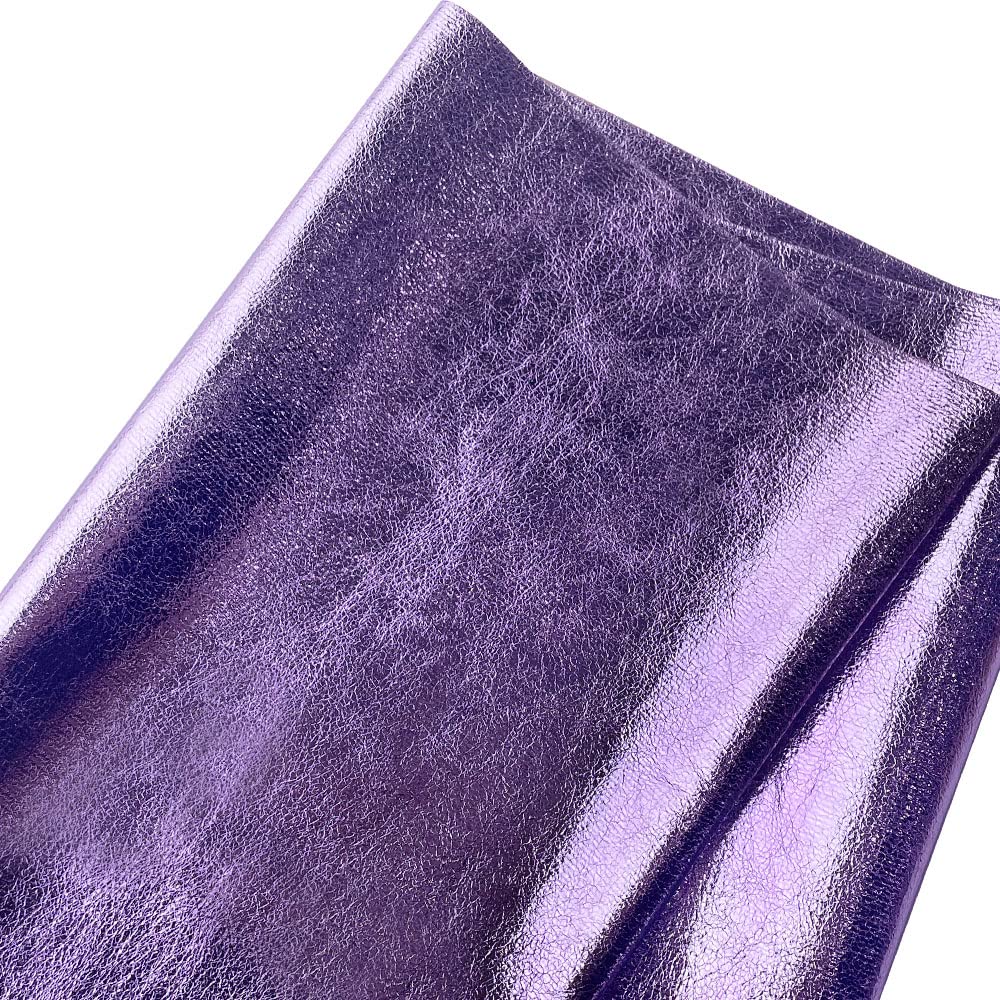 An application scenario or product detail of purple faux leather fabric - Image 15