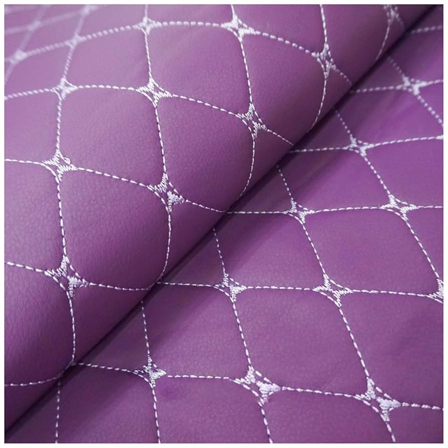 An application scenario or product detail of purple faux leather fabric - Image 20