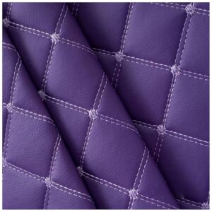 Featured image for the purple faux leather fabric guide
