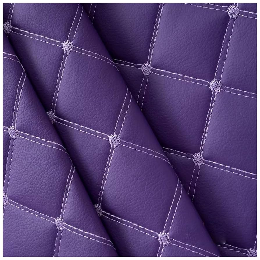 Featured image for the purple faux leather fabric guide