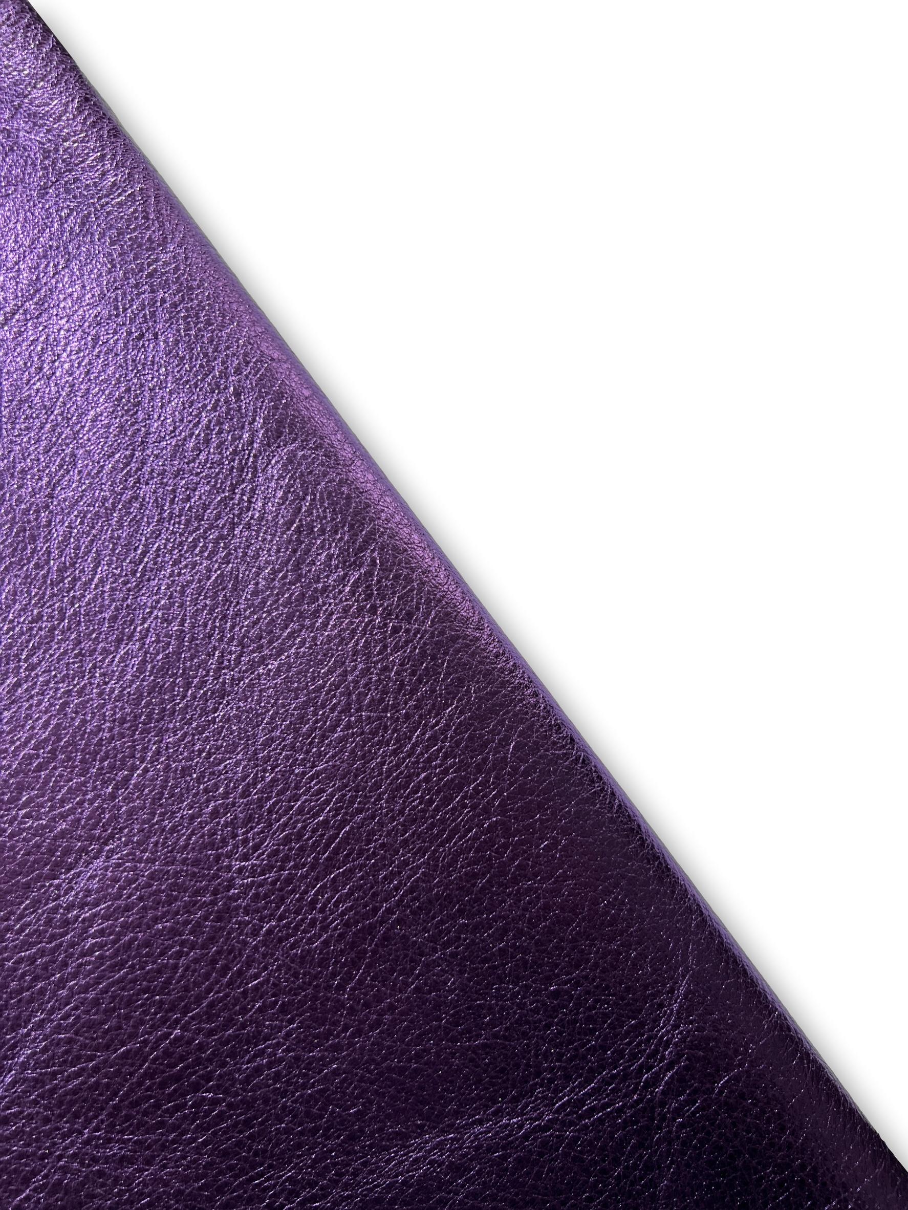 An application scenario or product detail of purple leather fabric - Image 3