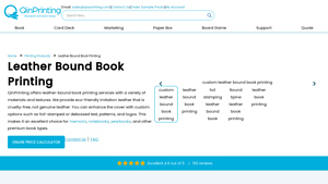 QinPrinting - Eco-Friendly Leather-Bound Book Printing