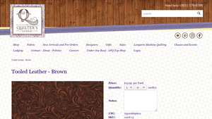 Moda - Tooled Leather Brown