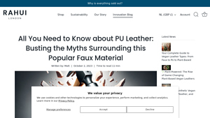 Rahui - Polyurethane Leather