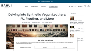 Rahui - Synthetic Vegan Leather
