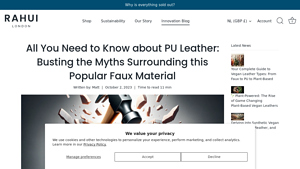 Rahui - Polyurethane Leather