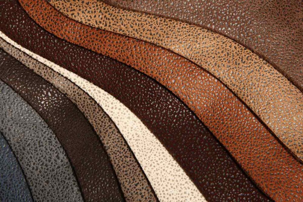 An application scenario or product detail of real leather fabric - Image 2