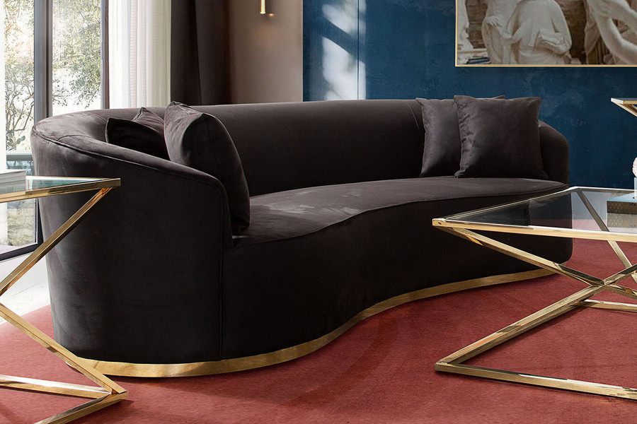 An application scenario or product detail of real suede couch - Image 18