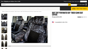 Ruff Tuff - Perforated Sof-Touch Camo Seat Covers