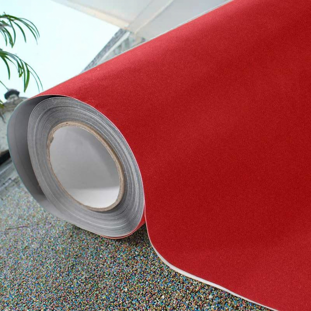 An application scenario or product detail of red alcantara material - Image 17