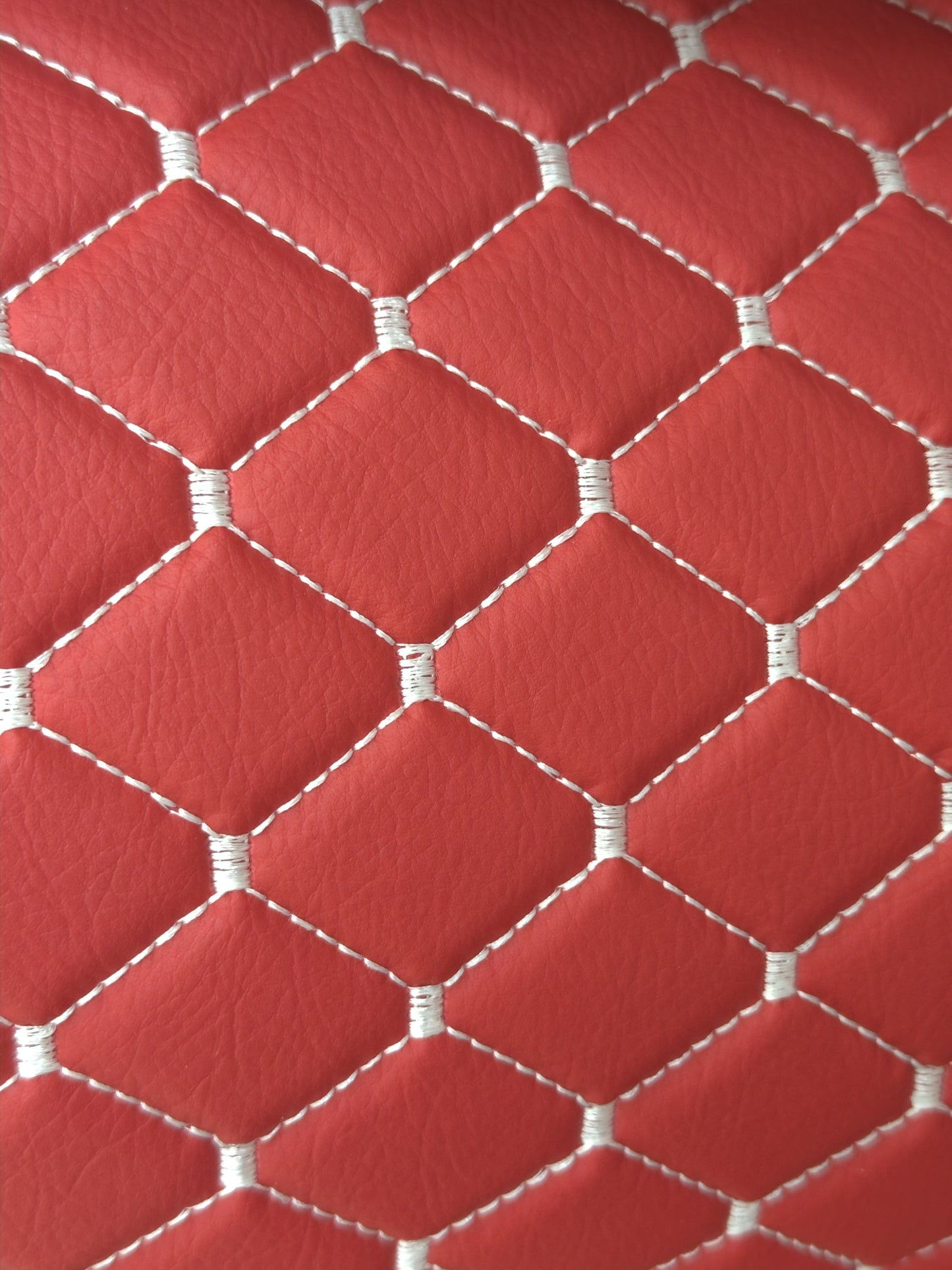 An application scenario or product detail of red faux leather fabric - Image 18