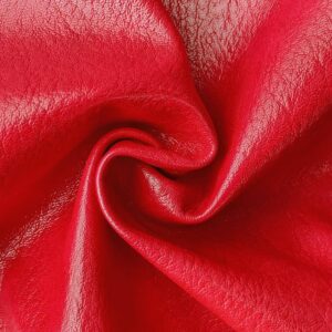 Featured image for the red faux leather fabric guide