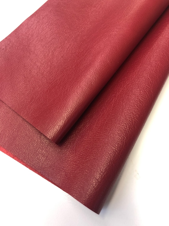 An application scenario or product detail of red leather fabric - Image 7