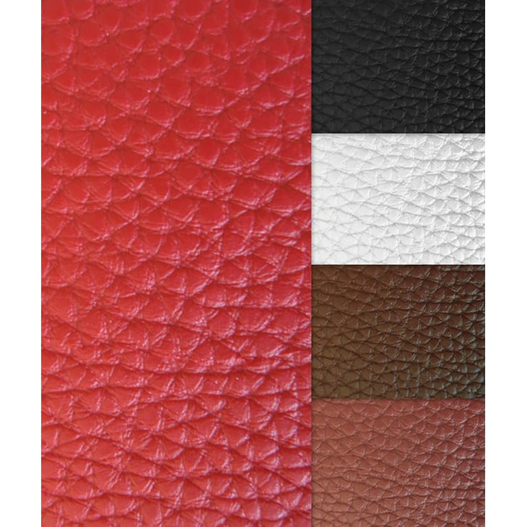 An application scenario or product detail of red leather fabric - Image 15