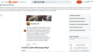 Custom Leather - Messenger Bag