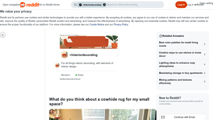 Reddit - Cowhide Rug