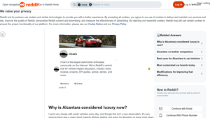 Alcantara - Automotive Textile