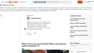 Reddit - Genuine Leather Basketball