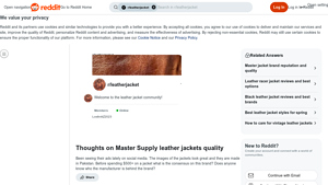 Master Supply - Leather Jackets