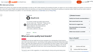 Boot Brands - Quality Alternatives
