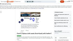Katskinz - Leather Upholstery Kits for Ford Mustang