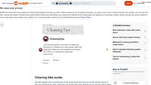 Reddit - Cleaning Essentials