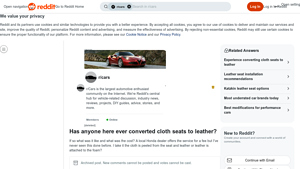Honda - Leather Seat Conversion Services