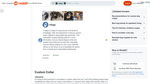 Reddit - Custom Dog Collars