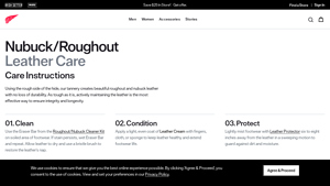Red Wing - Nubuck/Roughout Leather Care Instructions