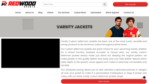 Redwood Sport - Custom Letterman Jackets
