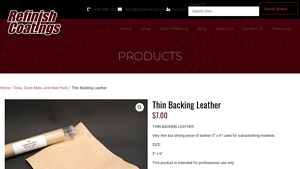Refinish Coatings - Thin Backing Leather