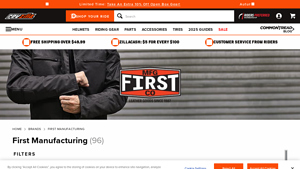 RevZilla - First Manufacturing Chaos Leather Jacket