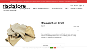 RISD Store - Chamois Cloth Small