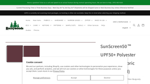 Rocky Woods - SunScreen50™ UPF50+ Fabric
