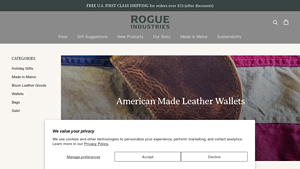 Rogue Industries - Leather Wallets