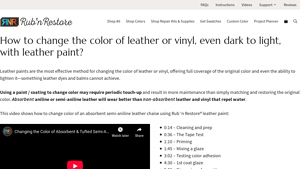Rub ‘n Restore® - Leather Paint