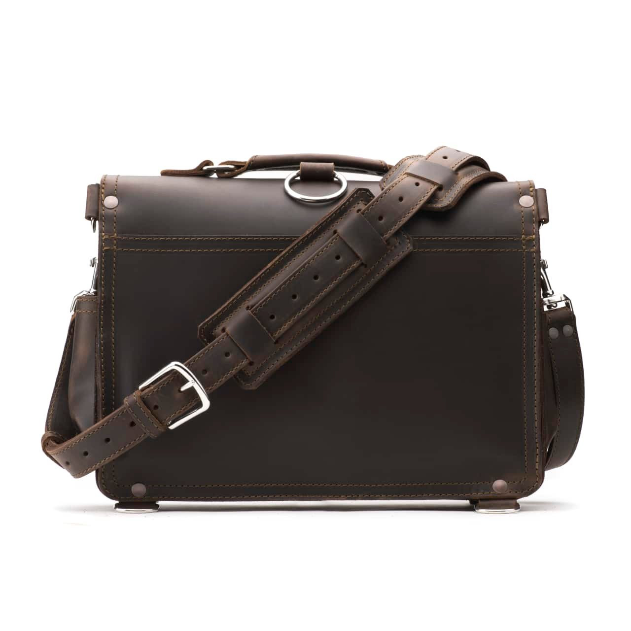 An application scenario or product detail of saddleback leather company briefcase - Image 1