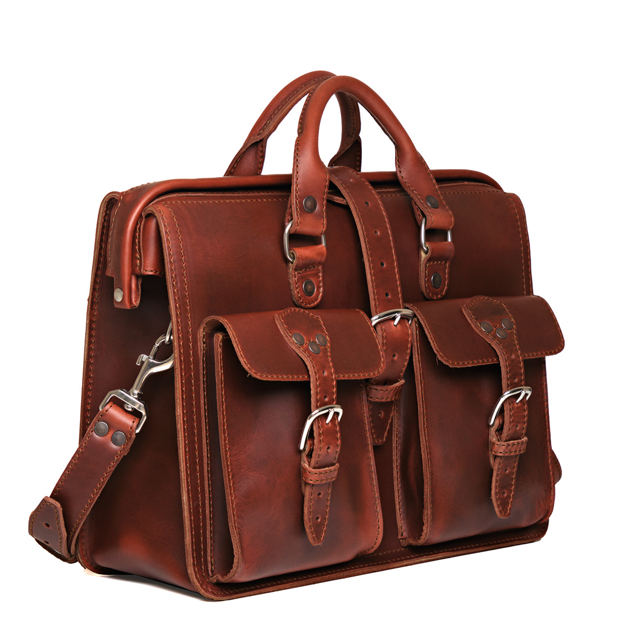 An application scenario or product detail of saddleback leather company briefcase - Image 15
