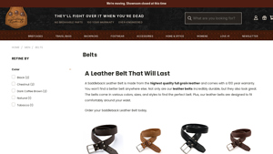 Saddleback Leather - Men's Leather Belts
