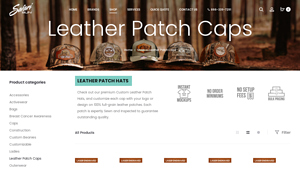 Safari Sun - Leather Patch Caps