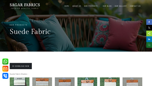 Sagar Fabrics - Suede Fabric