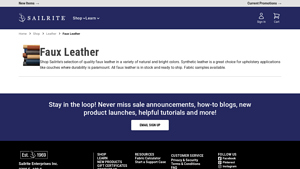Sailrite - Faux Leather Upholstery