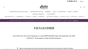 Sallie Tomato - Faux Leather Collection