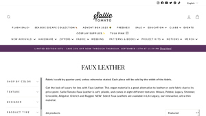 Sallie Tomato - Faux Leather Collection