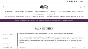 Sallie Tomato - Faux Leather Collection