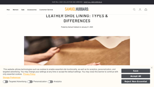 Samuel Hubbard - Types of Leather Shoe Linings