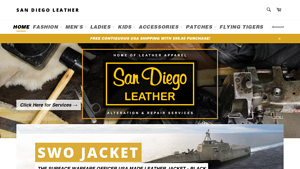 San Diego Leather - USA Made Bomber Jackets