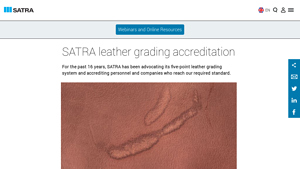 SATRA - Leather Grading Accreditation